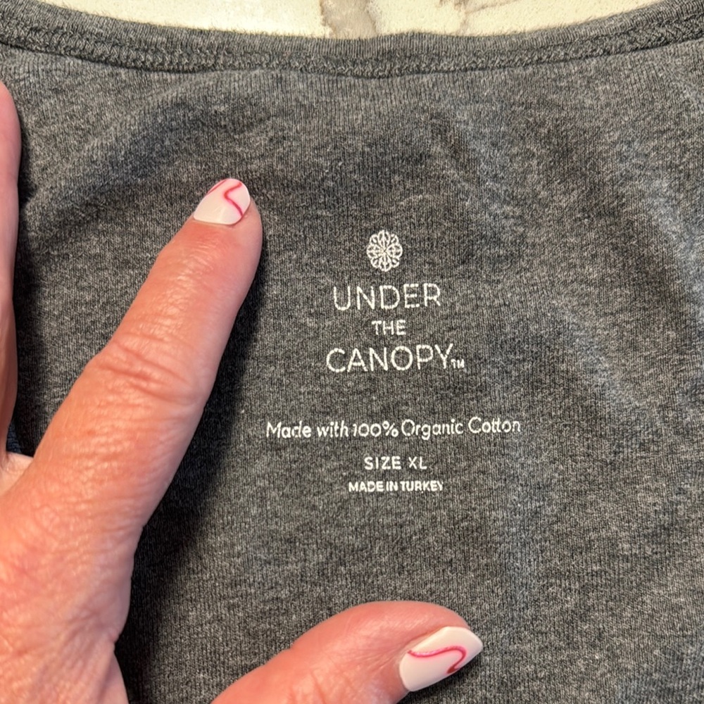 Under the Canopy Gray Organic Cotton Pajama set